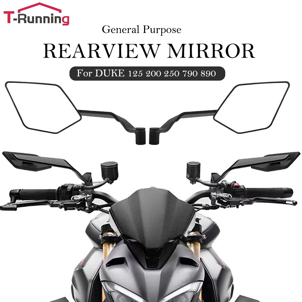 

for DUKE 125 200 250 390 690 790 890 Duke 990 1290 1390 Super Duke Stealth Motorcycle Side View Mirror Winglets Rearview Mirror