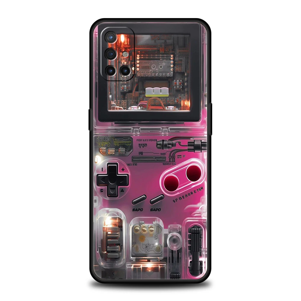 Video Game Boy Vintage GamePad Phone Case for Oneplus 11 10T Nord N100 N10 10 7 8 9 9R 7T 8T N200 CE 2 9RT Pro 5G Silicone Shell