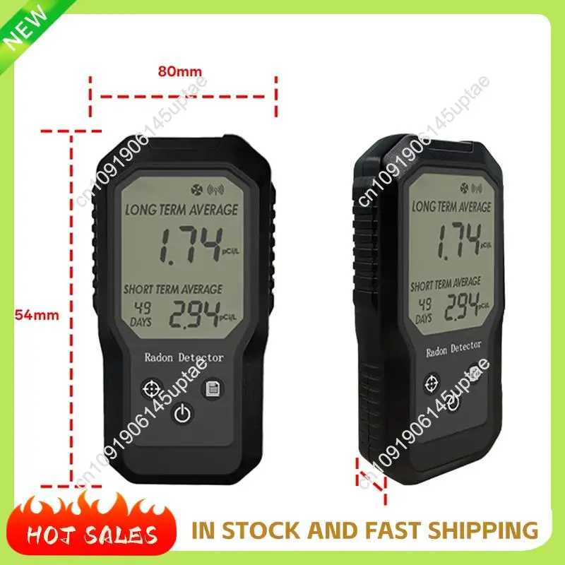 N88R كاشف الراديون الرقمي عالي الحساسية، جهاز مراقبة الغاز المحلي المحمول، أداة مراقبة الرادون الجديدة