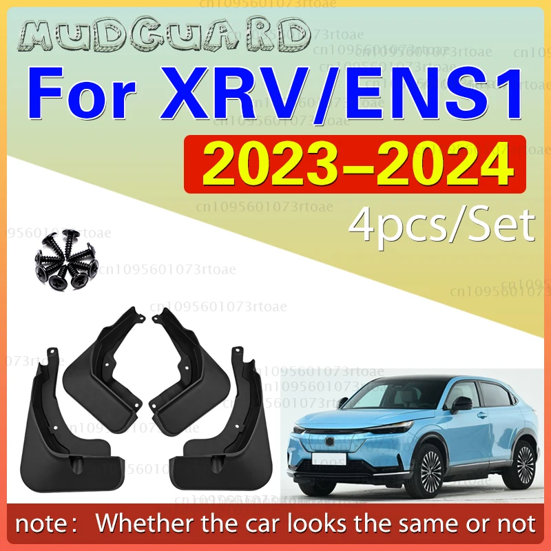 

4PCS/Set For Honda XRV eNS1 2023-2024 Mudguards Mudflaps Mud Flaps Splash Guards Fenders Car Front Rear Accessories YC102140
