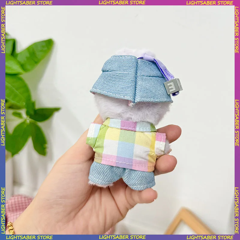 ชุดเสื้อผ้าตุ๊กตา Labubu 4.0 สุดหล่อ น่ารัก หมวกบักเก็ต เสื้อ กางเกง ชุดตุ๊กตาขนนุ่มขนาดเล็ก ของตกแต่งตุ๊กตาแฟชั่น ของขวัญ