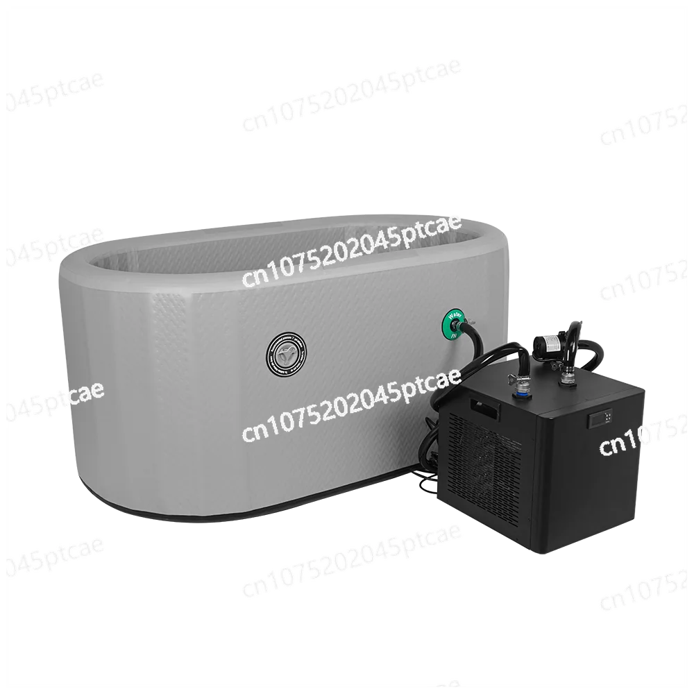 0.5hp 5-layer Construction Durable White Outdoor Ice Bath Tub Portable Ice Bath Plunge Pool with Ice Bath Chiller