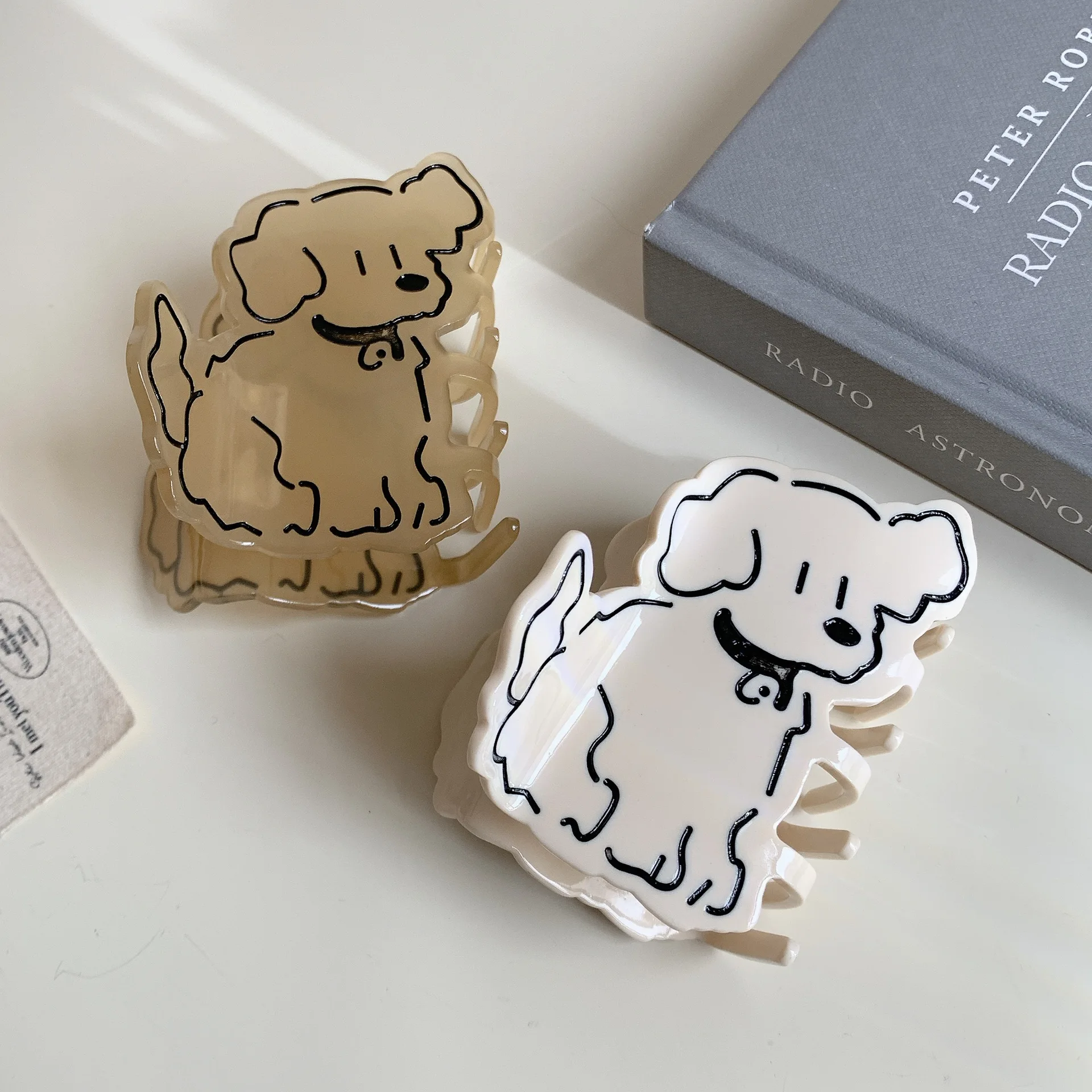 

Creative Cute Line Cartoon Dog Hair Claw Clip For Women Girls New Animal Hairpin Shark Crab Hair Accessories Tool Gifts