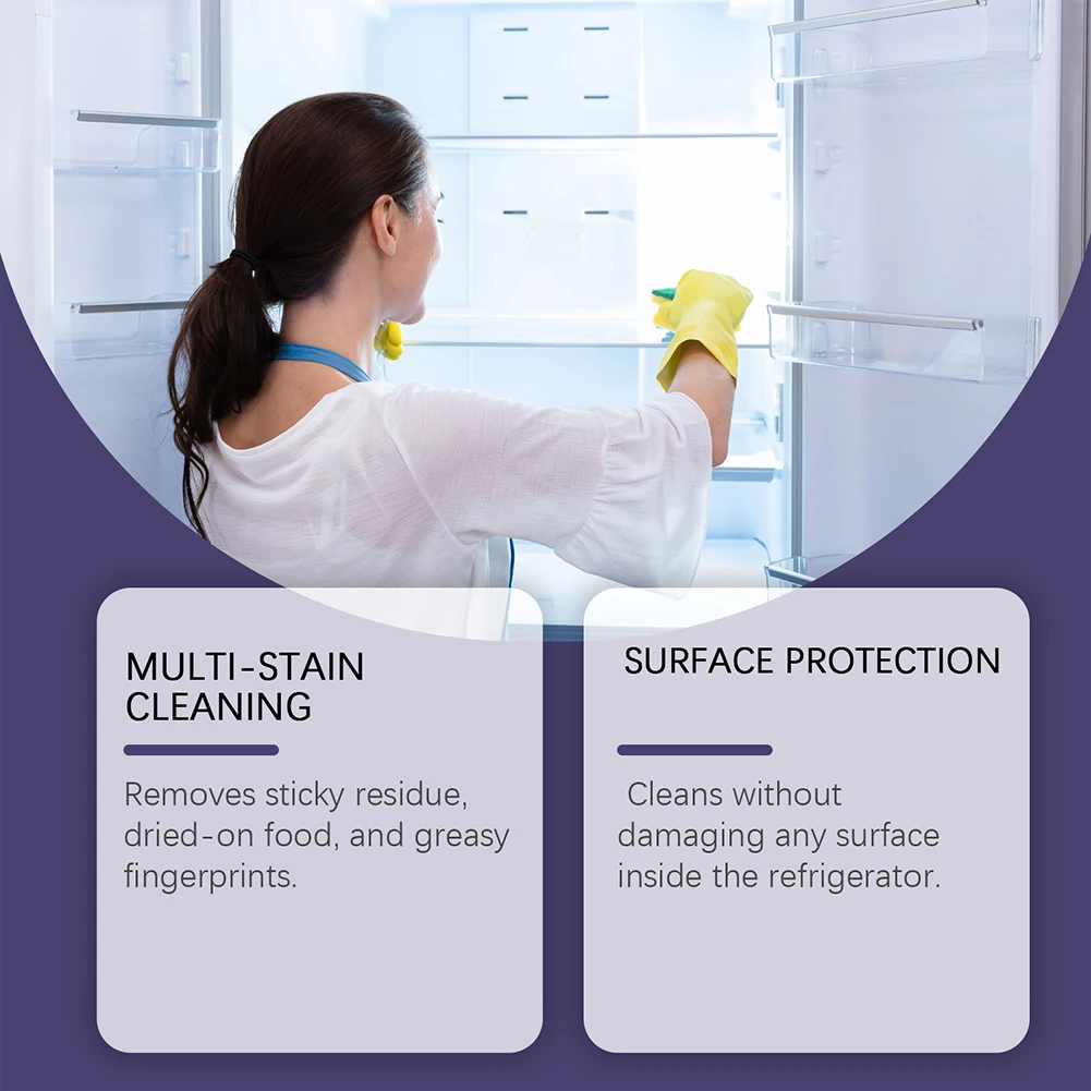 

Food Grade Refrigerator Cleaner Spray Quick & Easy Freshness Food Storage