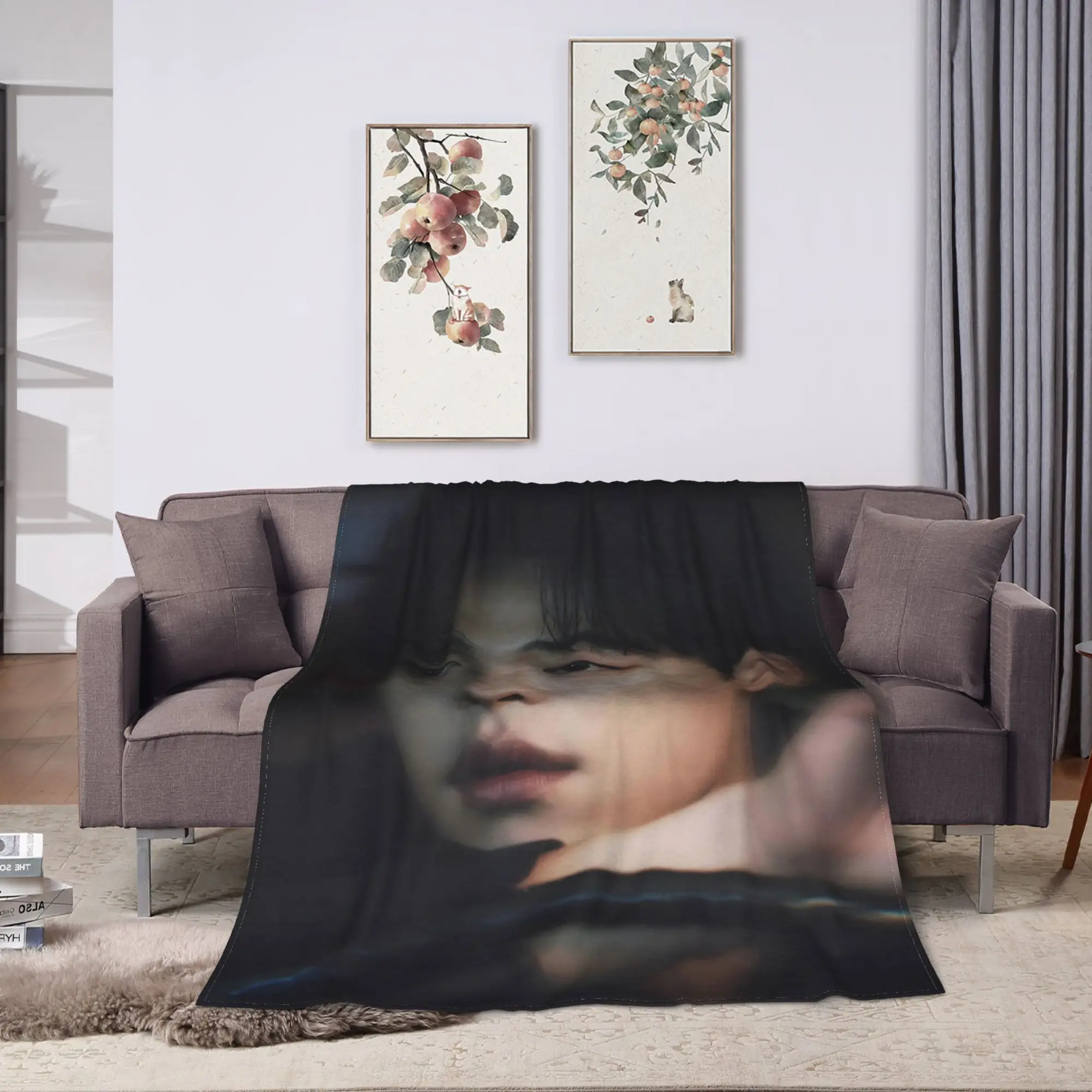 Super Warm Blanket Travel Woo-Do Hwan The King Eternal Monarch Bedding Throws  Flannel Bedspread For Couch Chair Bed Cover