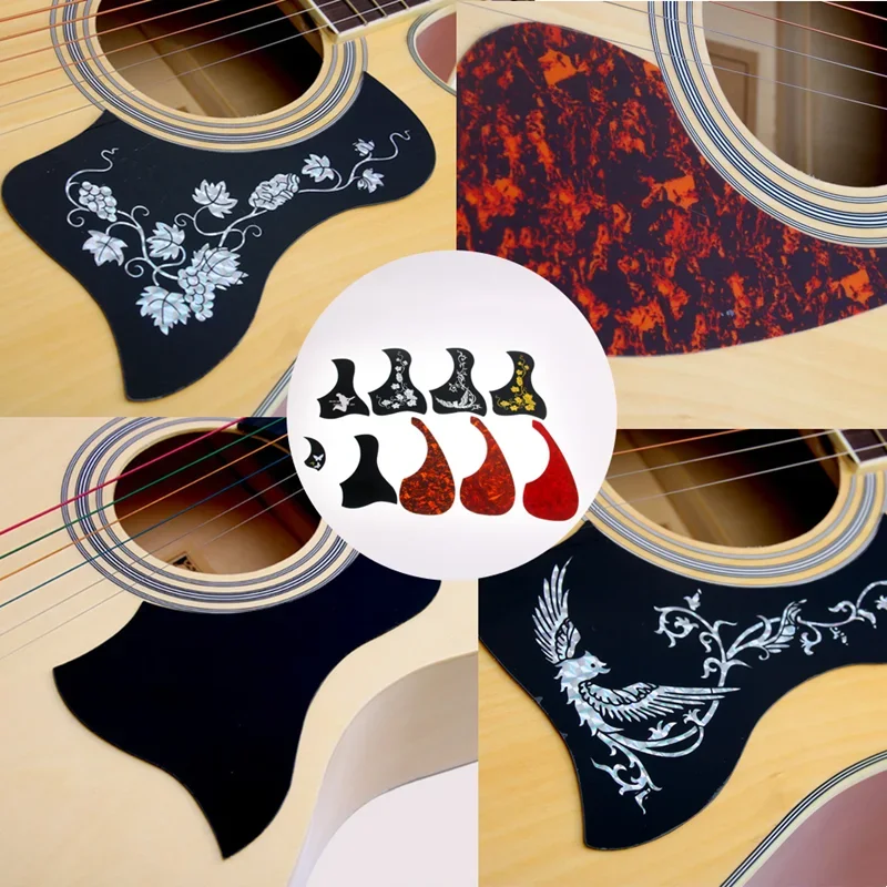 Hot 1Pc Top Quality Self-adhesive Pick Guard Sticker Professional Folk Acoustic Guitar Pickguard  Acoustic Guitar Accessories