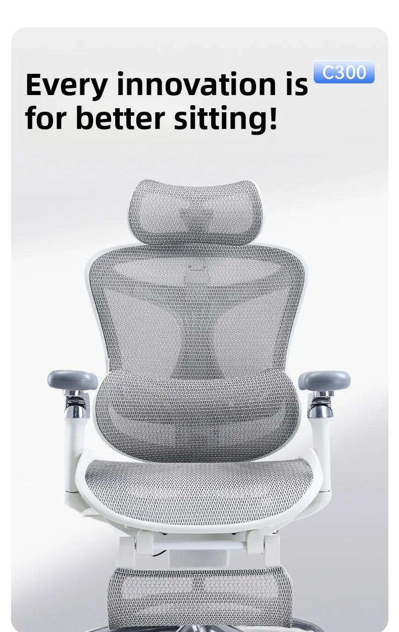 C300/C100 First-generation ergonomic chair computer chair office boss sits for a long time e-sports study seat