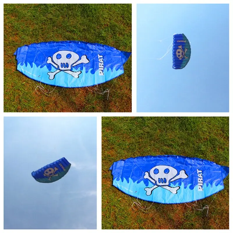 1,2 m Skelett Dual Line Stunt Power Kite große Parafoil Drachen für Erwachsene fliegendes Kitesurfen neue Anfängerfabrik Fallschirmvlieger