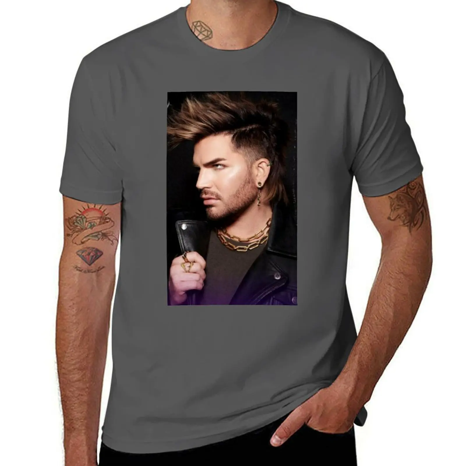 

Футболка Glam Rock Adam Lambert, футболки с аниме, мужские футболки большого размера, мужская футболка