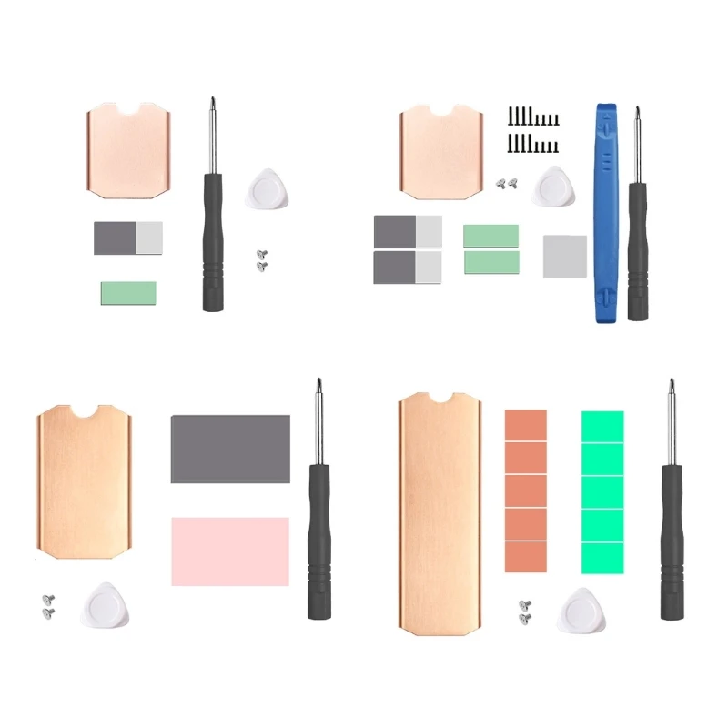 DN59 구리 쿨러 패드 TN30 TN42 TN80 2230 SteamDeck SSD 2242 80 용 SSD 방열판