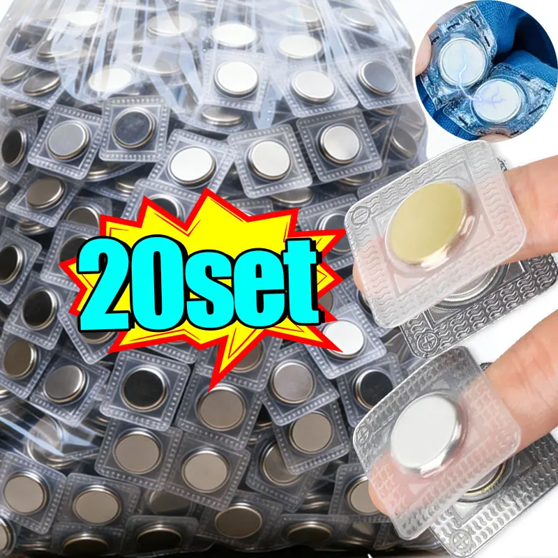 

Strong Magnetic Suction Button Curtain Invisible Dark Snap Mother Strong Magnet Bag Button Clothes Snap Button Magnetic Sheet