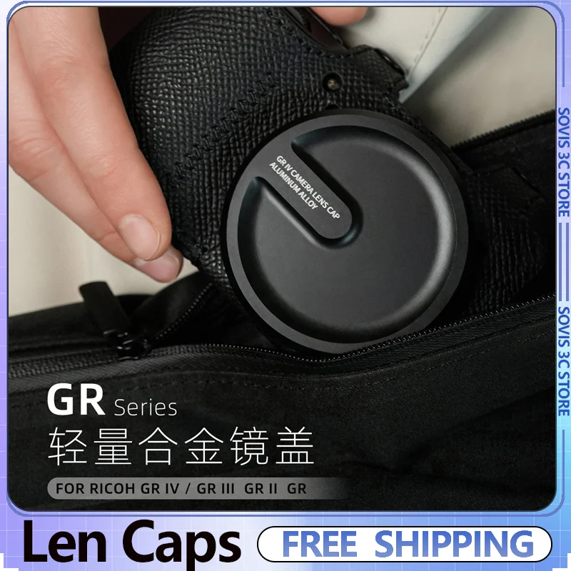 

MRSTONE Original Aluminum Alloy Lens Cap 58mm Metal lens cap for Ricoh GR IV/GR II/GR IV/GR III Cameras Accessories