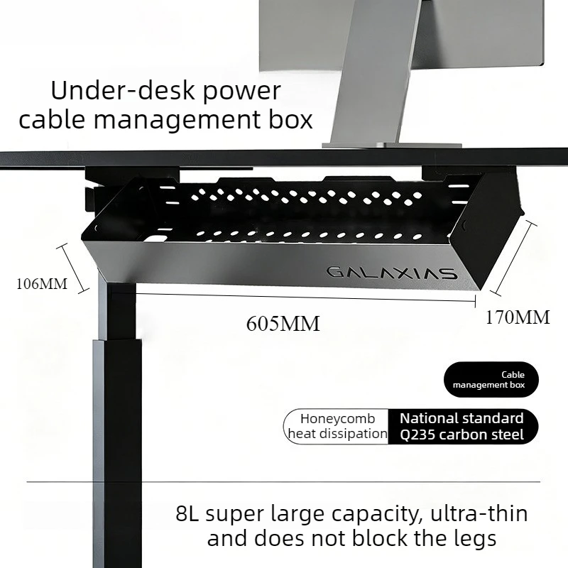 Wire Storage Box Table Under Computer Cable Organize Box Office Desktop Line Organizer Boxes Wiring Collection Boxes Sorting