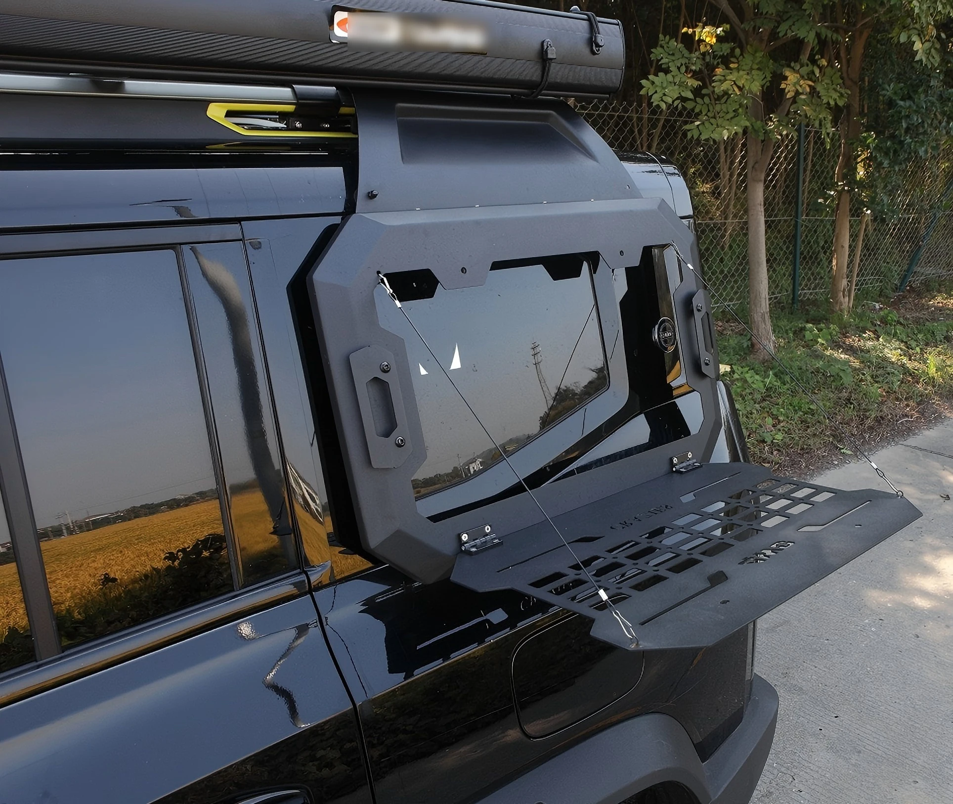 Maiker Off Road Aluminum Multifunctional Side Window Expansion Panel 1Pcs for Chery ICAR03 J6 Accessories SIDE WINDOW