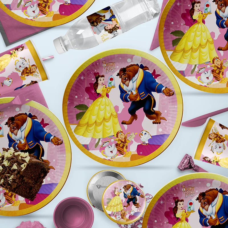 Beauty and the Beast DIY party decorations to create Disney magic Disposable decorations enhance the party atmosphere Easily cre