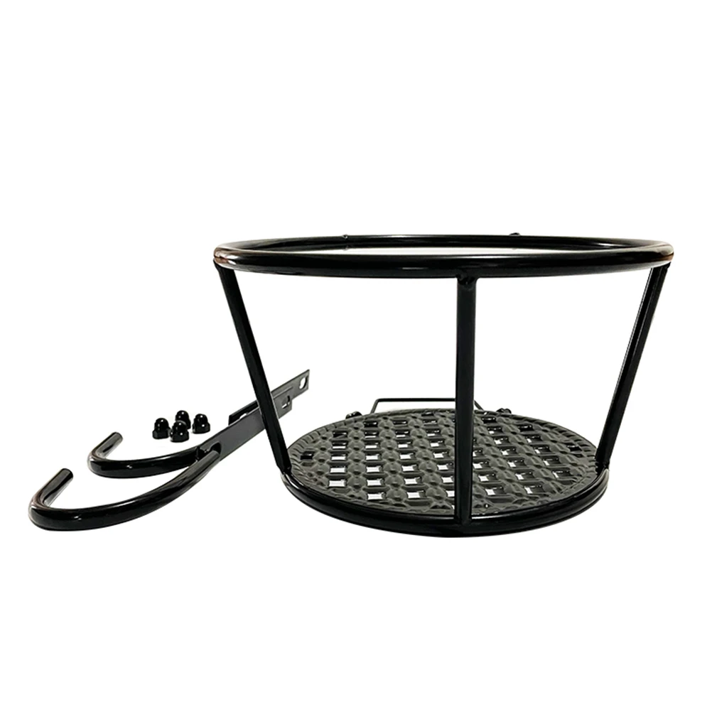 

Balcony Flower Stand Railing Planter Metal Hanging Basket Pot Holder High Load Sturdy Easy Installation Garden