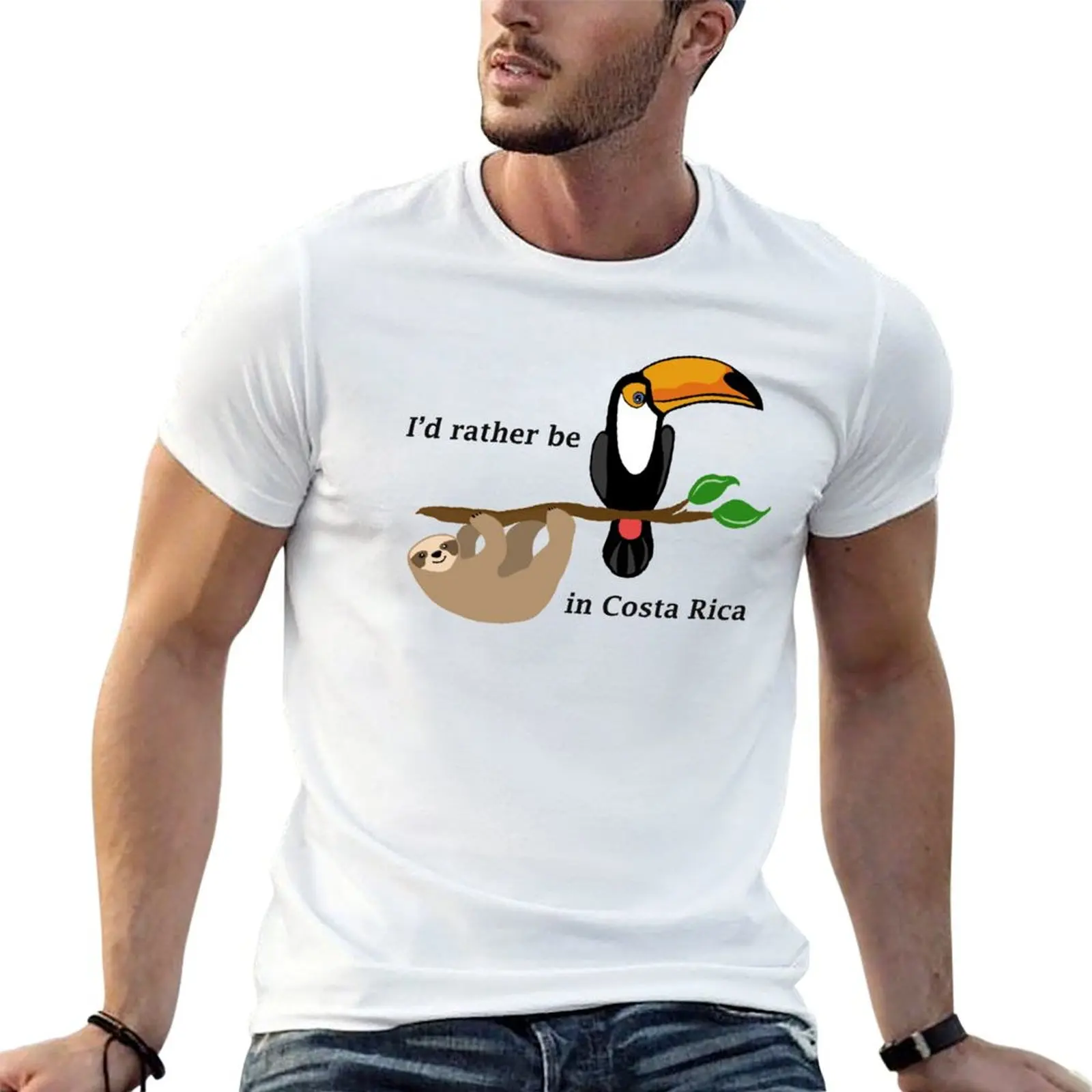 

Costa and I'd t sloth personalised for man shirts T-Shirt be shirt t printed in toucan Rica, rather