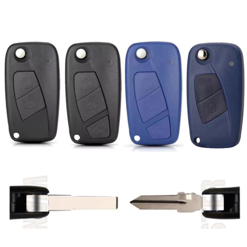 For FIAT 500 Punto Stilo Ducato Panda Doblo Bravo for Iveco NAveco 2006 2007 2008/2 3 Bottons Car Key Fob Case Shell Housing