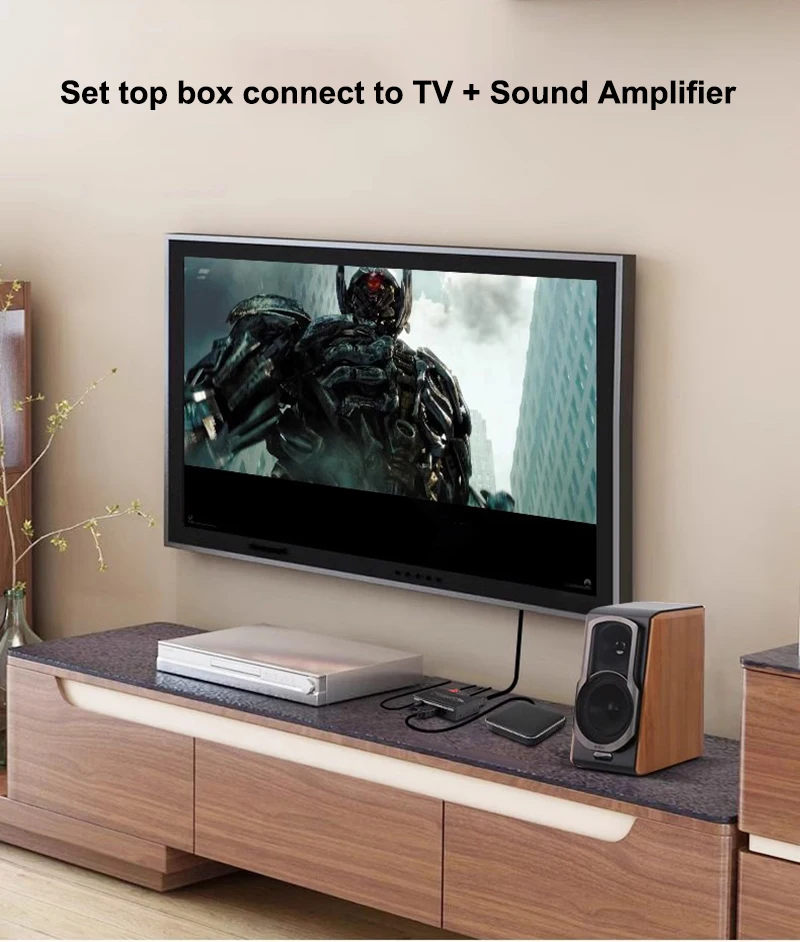 4K 5.1CH HDR HDMI EARC ARC Audio Extractor HDMI To Optical Toslink SPDIF 3.5mm AUX Audio Converter for PS5 Xbox TV Speaker