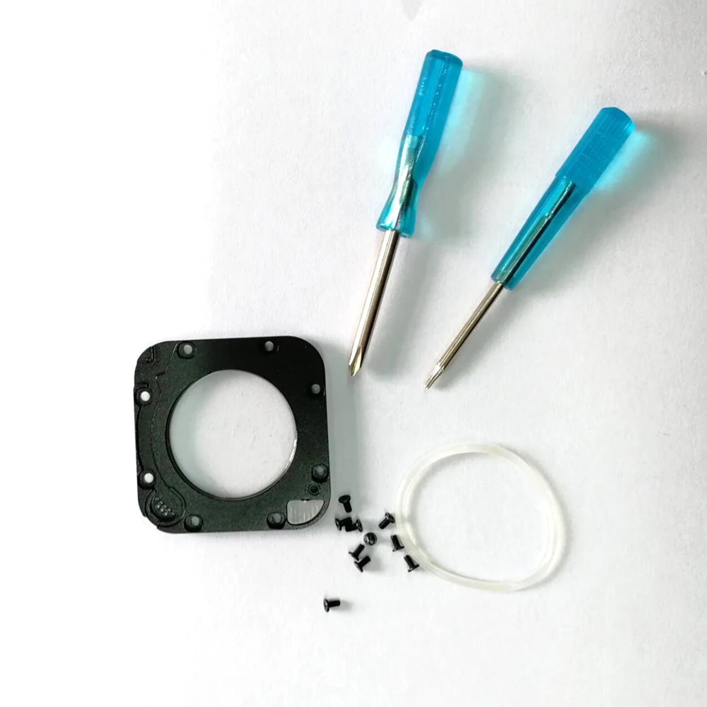 

Lens Replacement Kit for 3 4 5 Camera Portable Scratch Repair Protective Frame Screwdriver Tools Black