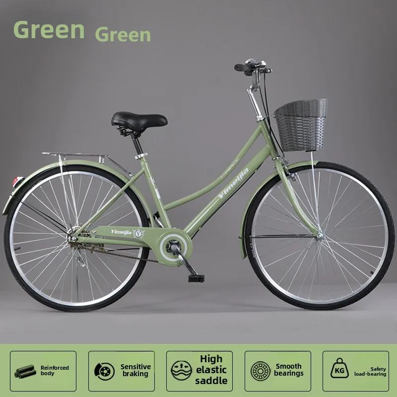 Factory Wholesale Unisex Lightweight 24 Inches City Commuter Bike Adults Students Adult Lightweight Bicycle Commuting Bicycle