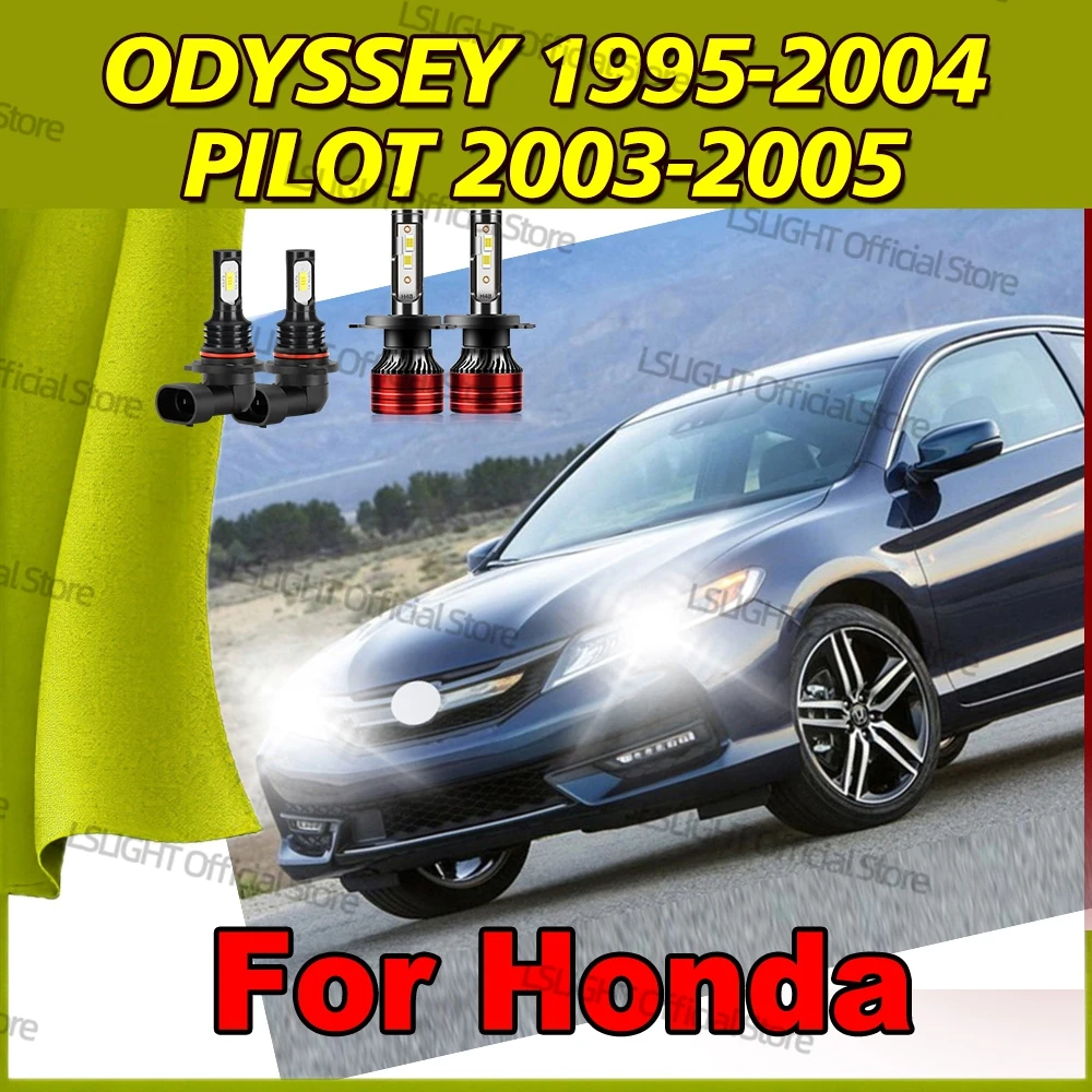 

2/4x двухсторонние фары CSP 3570, 12 В, противотуманные фары для Honda ODYSSEY 1995-2004 PILOT 2003-2005, автоматические лампы 6000K, ярко-белый