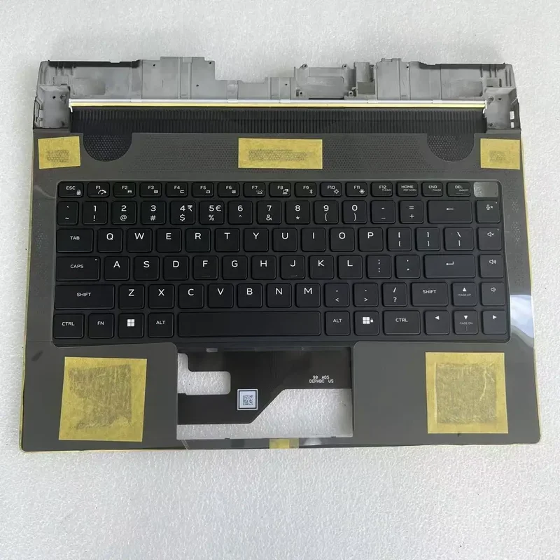 052P24 52P24 حافظة علوية جديدة Palmrest مع لوحة مفاتيح لـ Alienware X14 R1 R2