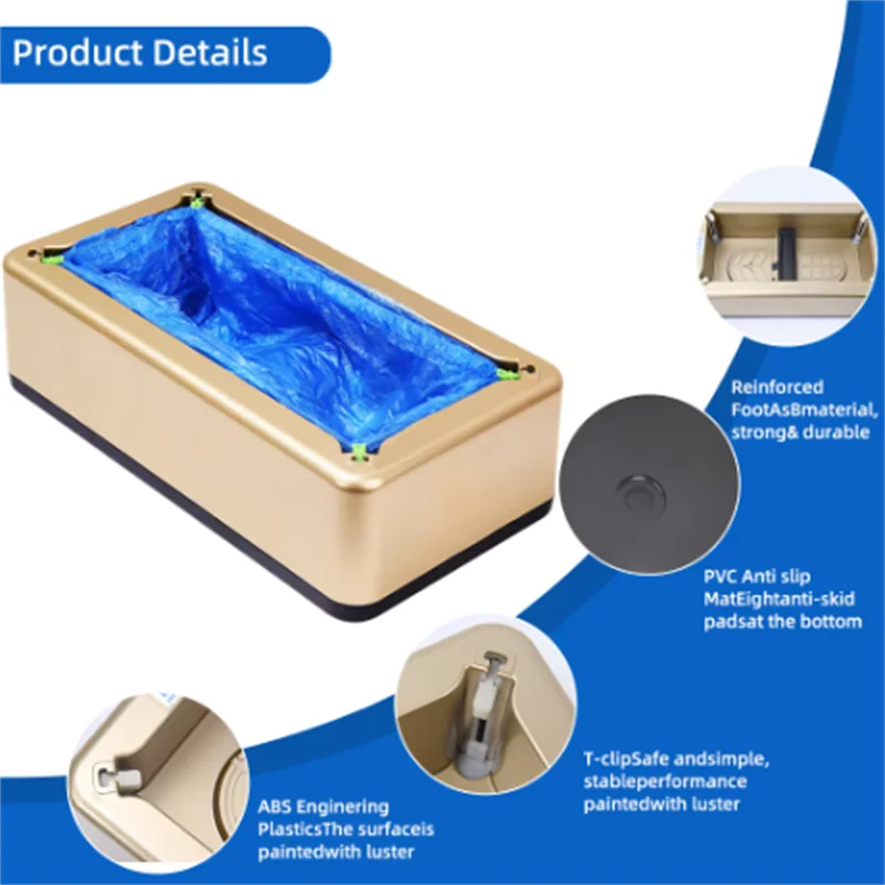 

Automatic Shoe Cover Machine with 100 Disposable Shoe Covers Automatic Shoe Cover Machine for Home Use Disposable Non-slip Water
