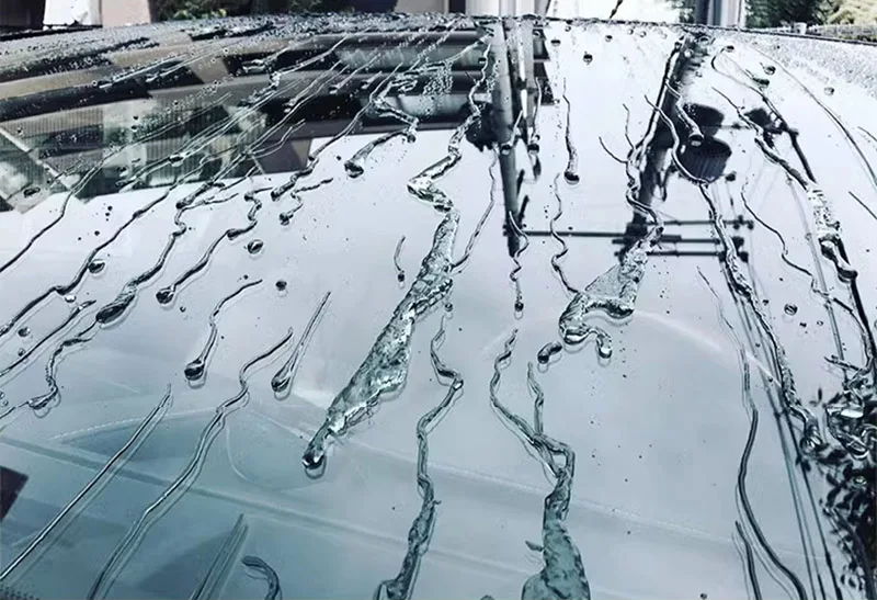 Glaswasserabweisende Beschichtung Anti-Regen Hydrophobe Windschutzscheibenbehandlung Regenabweiser für Autofenster und Spiegel – Detail 3