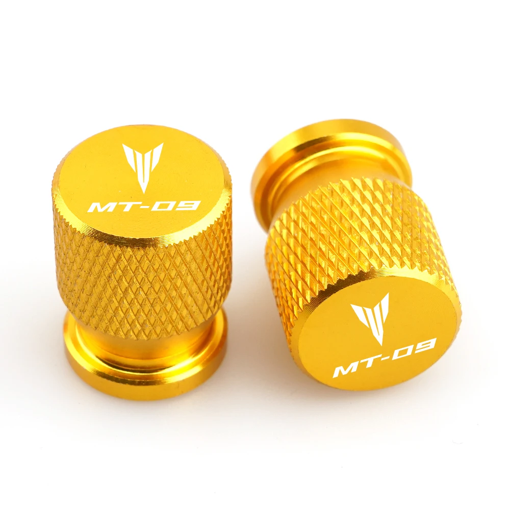 2025 لياماها MT-09 MT09 Mt 09 FZ-09 SP-09 أعلى جودة دراجة نارية CNC عجلة الاطارات صمام منفذ الهواء الجذعية قبعات يغطي الملحقات