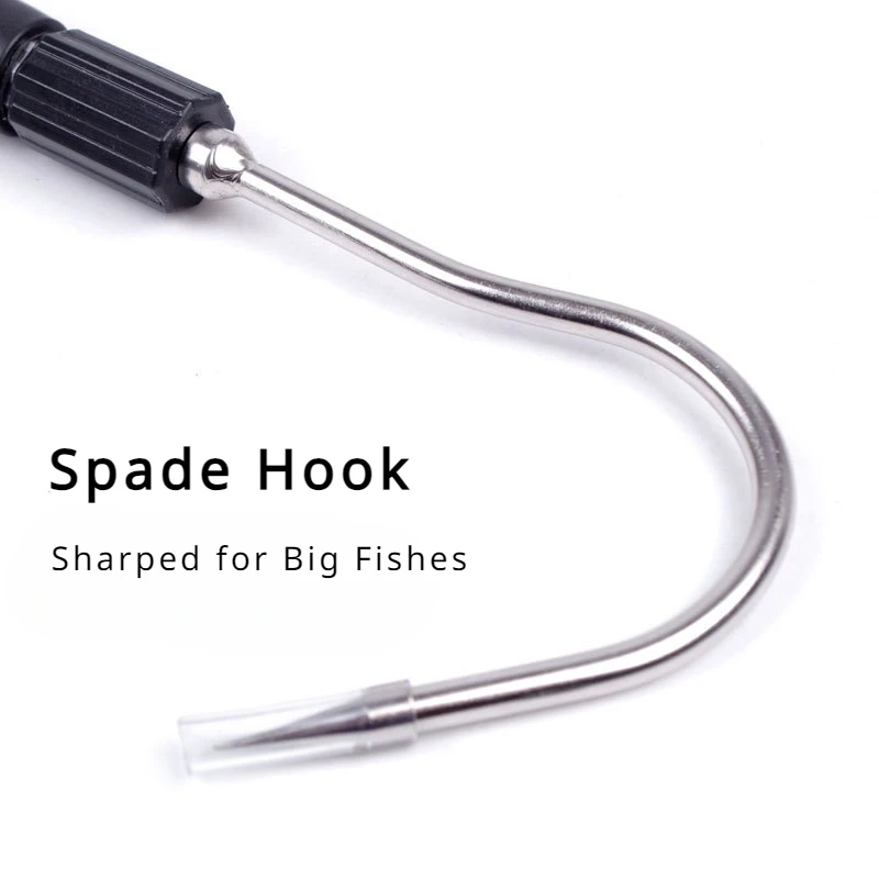 Telescopic Retractable Harrow Spade Hook Ice Scoop Stainless Steel Beach Shell Rake Sand Fishing Tackle Strainer Tools Supplies