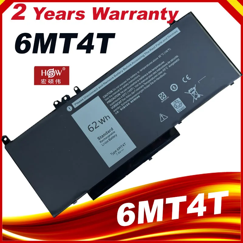 

6MT4T Battery for Dell Latitude E5570 E5470 7V69Y TXF9M 79VRK 07V69Y 7.6V 62WH