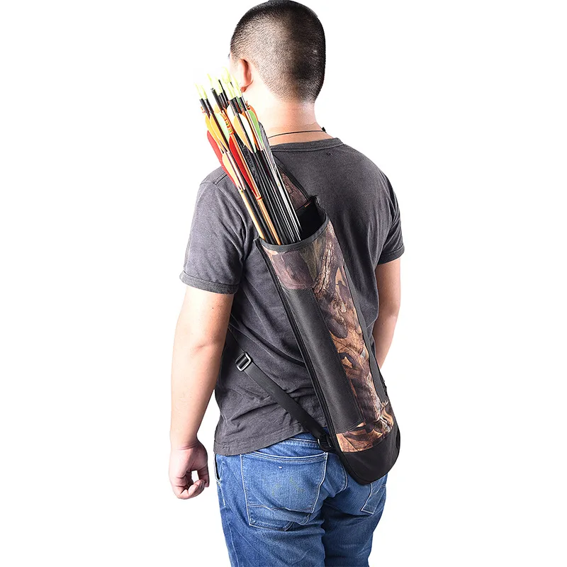 Hunting Archery Quiver Arrow Holder Back Shoulder Can Hang Bow Quiver Arrow Pot Arrow Bag