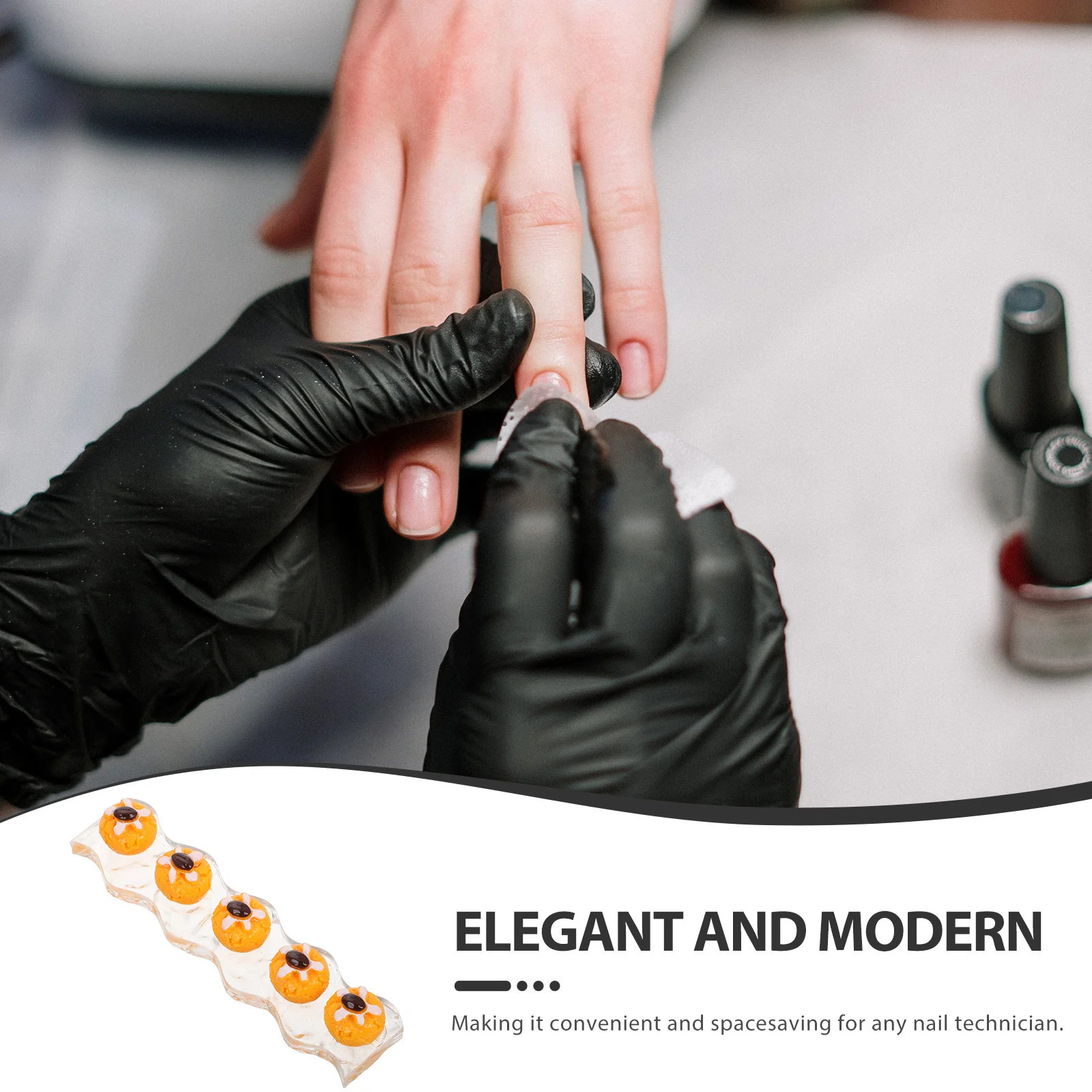 Acrylborstelstandaard voor Nail Tech Cream Bladerdeegvormige Nail Art Houder Pen Rack Tool Organizer Opslag Display Stand