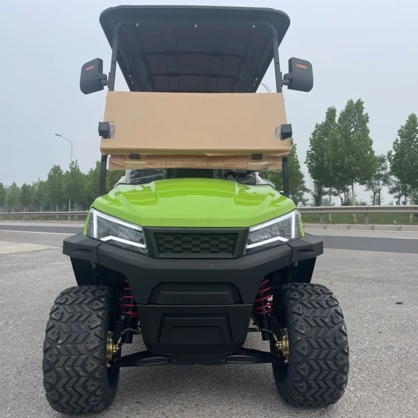 Brand Hot Sale Electric Golf Cart Four Wheeler Club Car Manufacturer Customizable New Energy Electric Four-Wheel Car