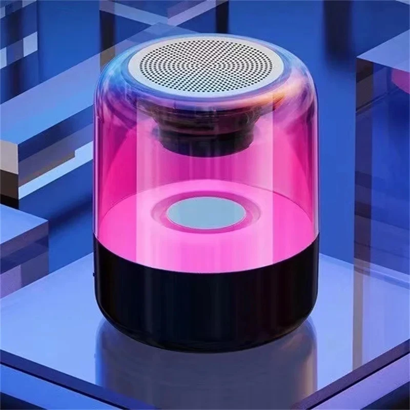 High-Quality RGB Surround Stereo Bluetooth Desktop Portable Wireless Mini Light Speaker Effect Home Speaker Theater Sound System