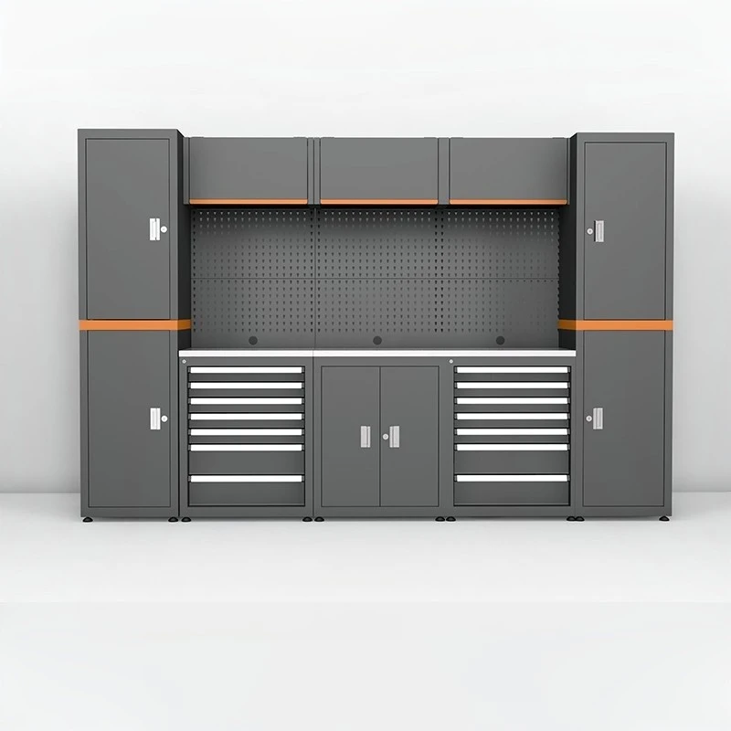 

Heavy Duty Metal Mobile Workbench Cabinet With Drawers Powder Coating Steel Garage Tool Storage For Workshop Use