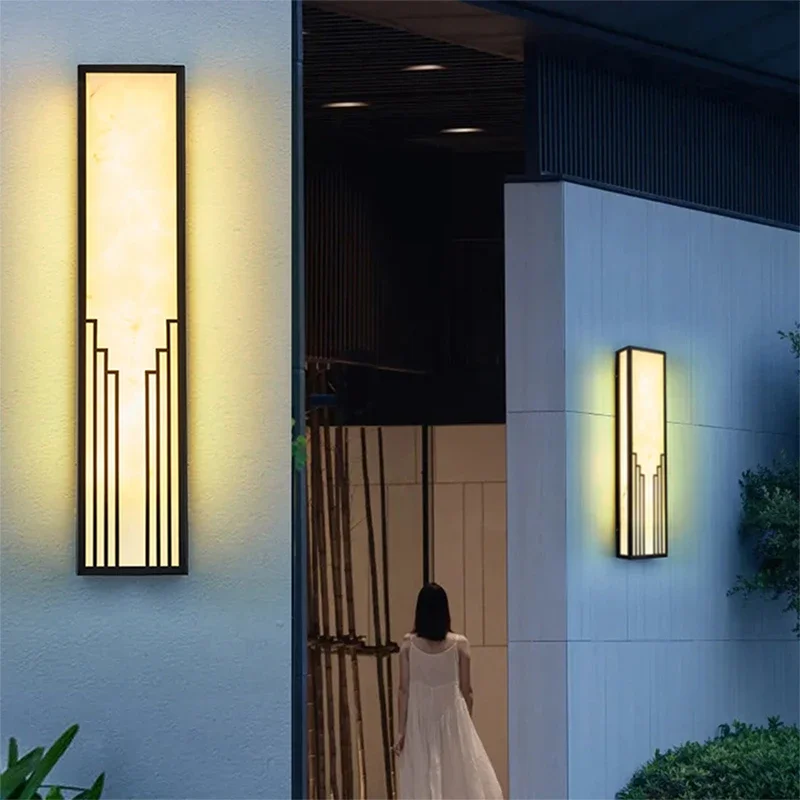 RONIN-Contemporânea LED Lâmpadas de Parede Externa, Simplicidade Elétrica, Impermeável, Varanda, Corredor, Pátio, Villa, Portão, Hotel