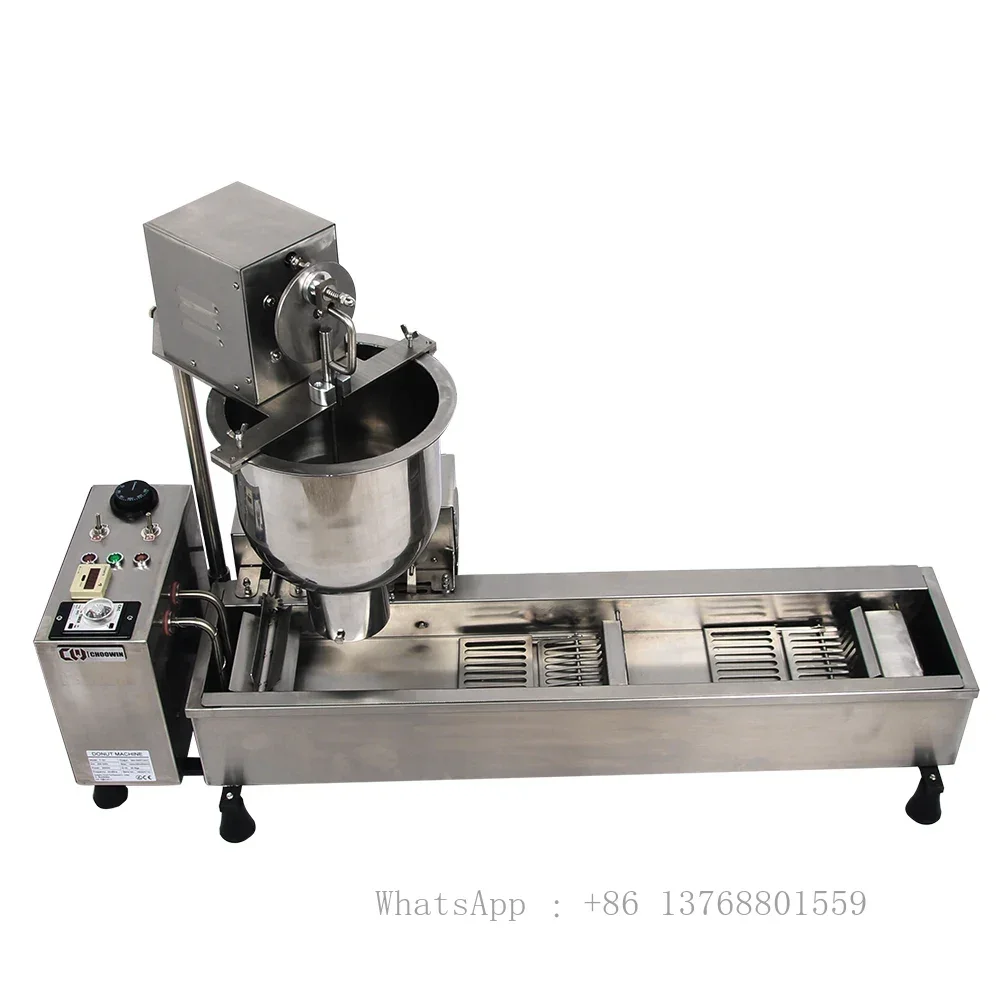 500-800 PCS/Hr Commercial Full Automatic Donuts Machine 110V 220V 3000W Stainless Steel Donuts Maker Doughnut Making Machine