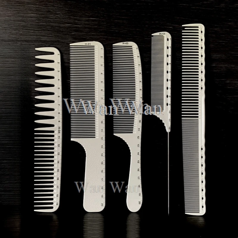 الأزرق الملكي قص الشعر مشط صالون الشعر مصفف الشعر وأشار الذيل تصفيف أمشاط صالون حلاقة تصفيف الشعر فرشاة Y0801