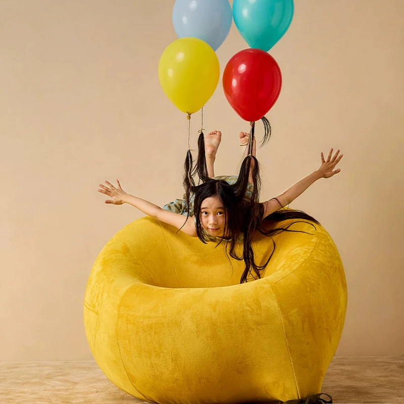 Dopamine artistic sense children's sofa chair creative yellow single leisure chair living room
