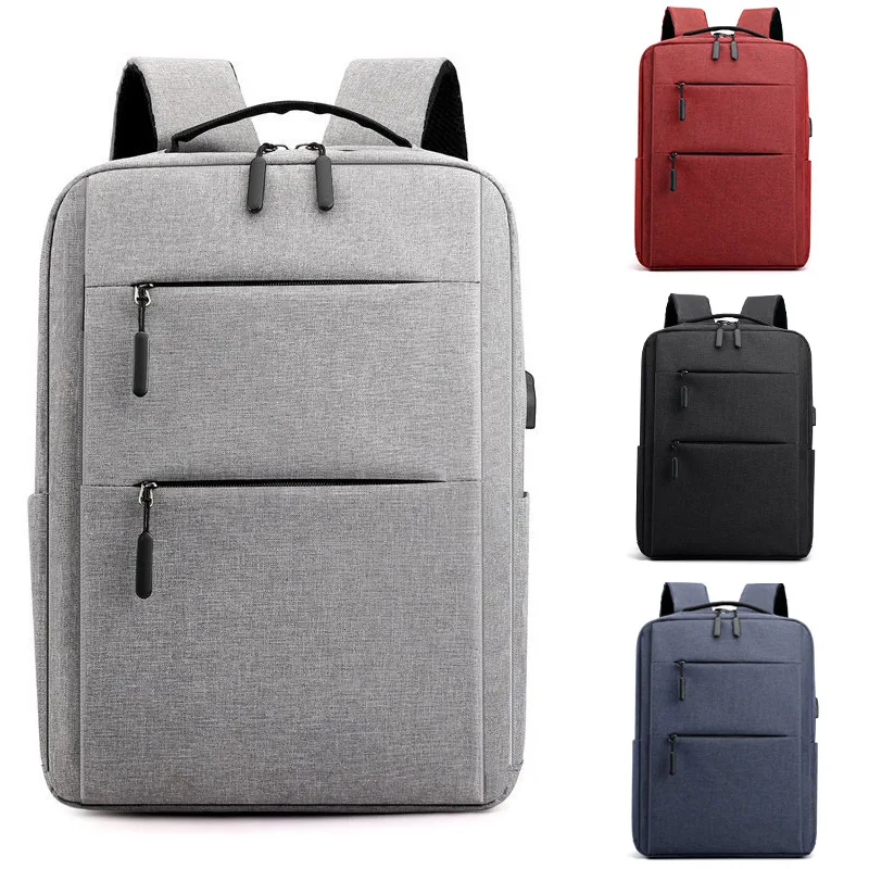 New Business Bag USB Chargingschoolbag Travel Waterproof Computer Backpack Men's Women Backpack