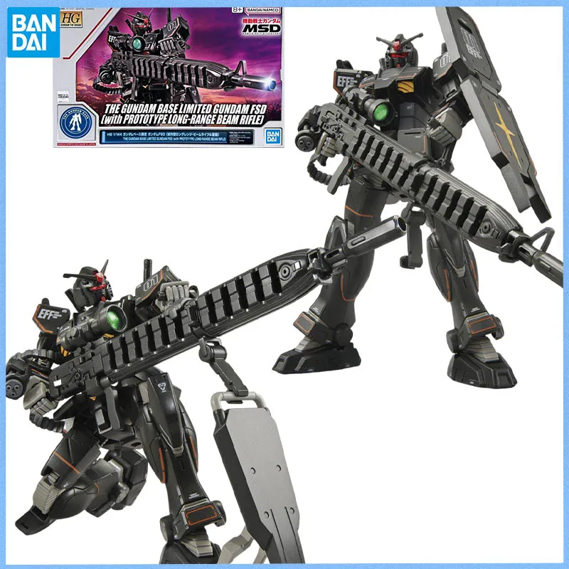 

BANDAI Genuine GUNDAM THE GUNDAM BASE LIMITED GUNDAM FSD(with PROTOTYPE LONG-RANGE BEAM RIFLE) Anime figure Doll for Collectors