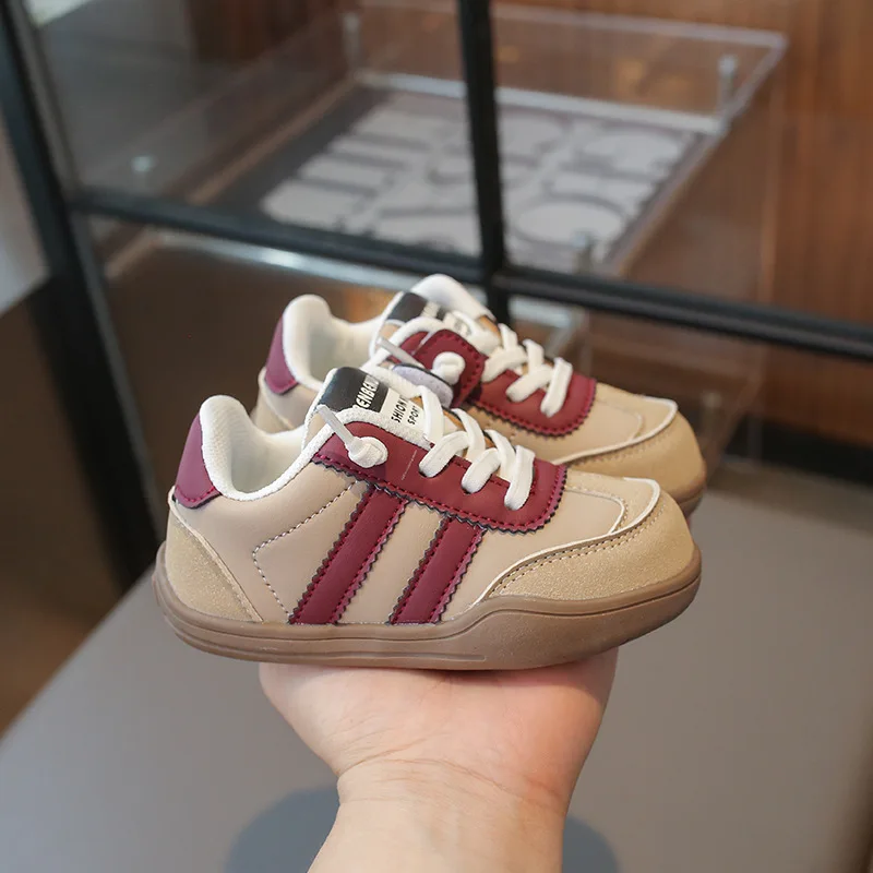 

Spring Autumn Children Sneakers Girls Fashion Board Shoes Boys Anti-slip School Shoes Baby Fashion Soft Sneakers for Boys Kids