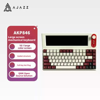 Ajazz Akp846 Mechanical Keyboard Wired With Screen Programming Custom Driver Office Games E-Sports Boys Surprise Gift