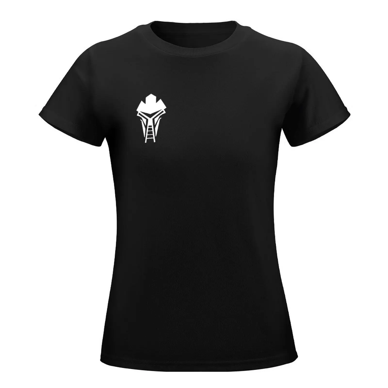 Cylon Mask Small Logo T-Shirt Female clothing plus size tops ariat shirts for Women