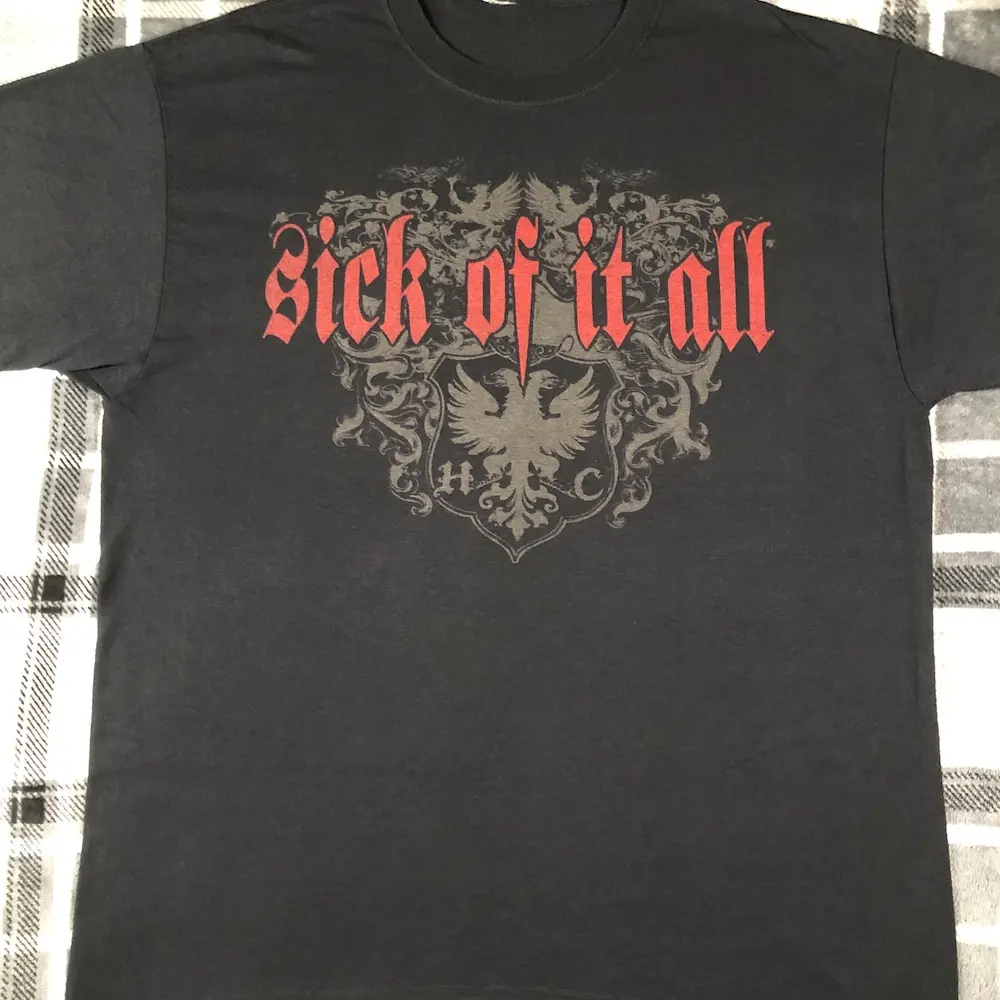 Sick Of It All Vintage Hardcore Punk Rock Band T Shirt