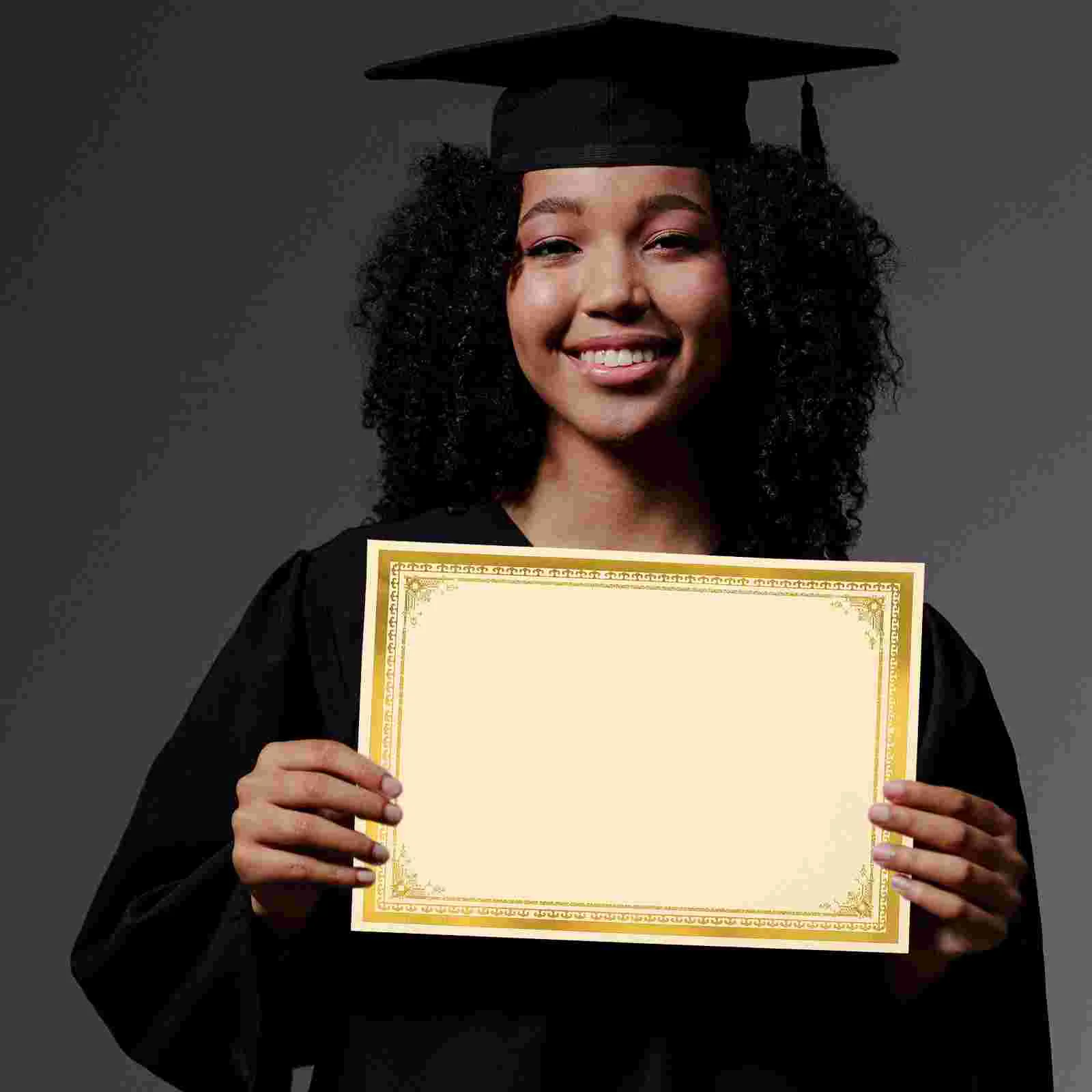 10 fogli di fascia alta in bianco senza parole certificato di stampa a caldo pagine interne carta da stampa certificati nucleo stampabile studente per