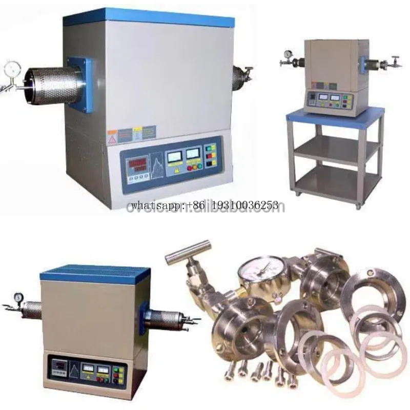 

1200C 1400C 1700C Lab Vacuum Tube Furnace With 100mm Diameter High Temperature Single Zone Resistance Furnace For Industrial Use