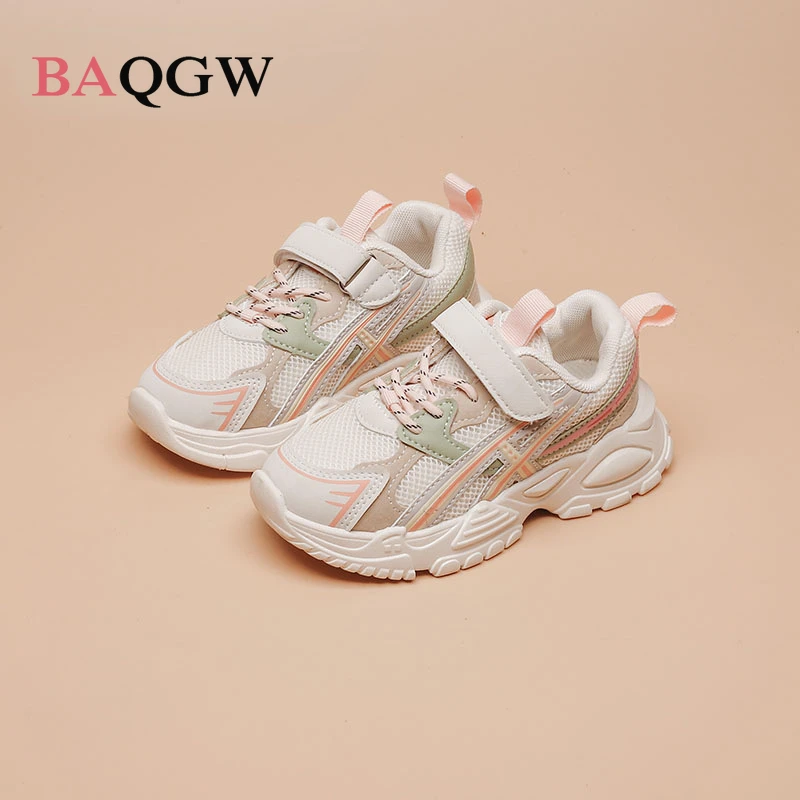 Children White Gray Sneakers for Baby Boy Girl Spring Fashion Kids Shoes 3 4 5 6 8 10 Years Teenage Boys Breathable Sneakers